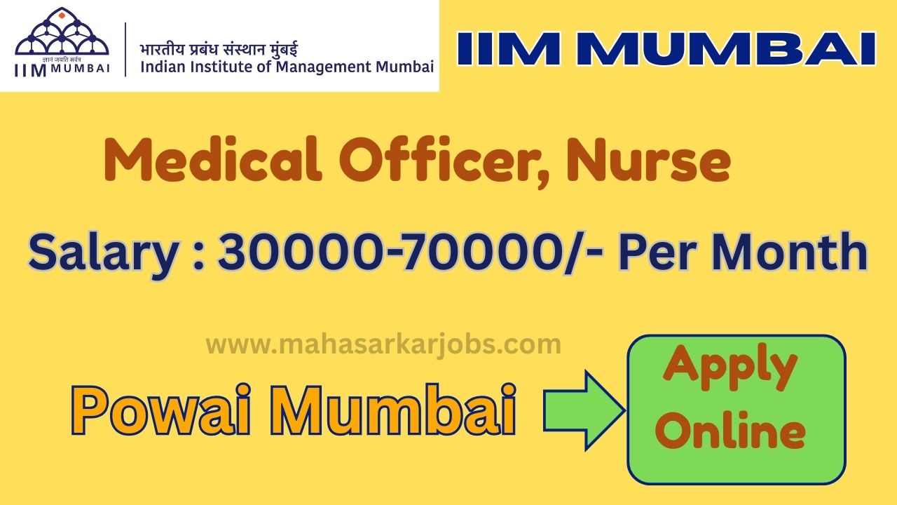 Medical officer job in mumbai